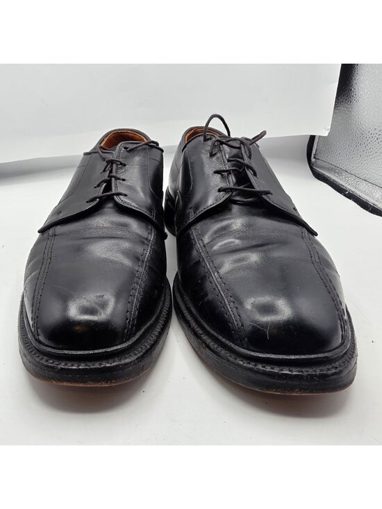 Allen Edmonds Hillcrest Mens Size 9.5 Black Leather Bicycle Toe Lace Up Oxfords main image 6